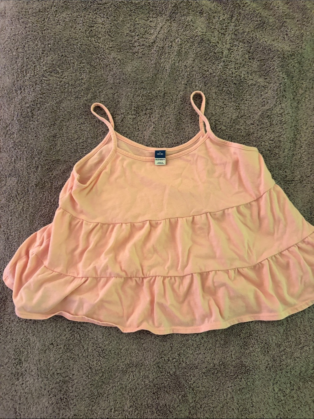 Old Navy Pink Tiered Spaghetti Strap Camisole